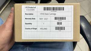 Cartuchos de Tóner Negros Originales HP 45 (CG339A) Paquete de 10, con Garantía de 12 Meses y Rendimiento de 930 Páginas - Product Image 6