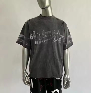 T-shirt unisexe surdimensionné à imprimé graphique, streetwear, coton épais, épaules tombantes, tee-shirt tendance, impression personnalisée - Product Image 5