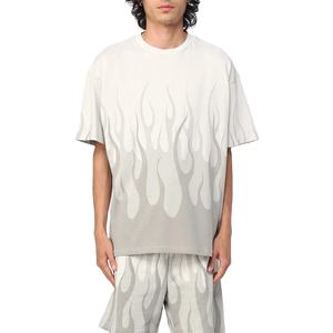 Ensemble de survêtement décontracté pour homme, t-shirt et short, 100 % coton, style uni, fabrication OEM - Product Image 1