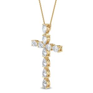 Elegante Colgante para Mujer con Diamante Cultivado en Laboratorio de 0.50 CTW en Forma de Pera, en Oro Blanco de 18K, Joyería Fina y Elegante para Guardar como Recuerdo - Product Image 6