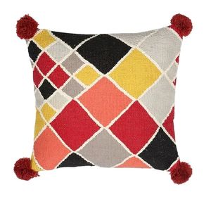 Luxury Home Floral Pattern Pillow Cover Soft Square Cushion with Geometric Festival Design Modern Style Wholesale Price - Product Image 1
