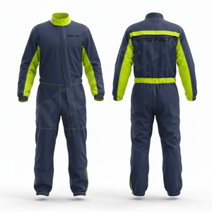 Combinaison de travail industrielle haute visibilité résistante avec bandes réfléchissantes, combinaison de moto en cuir personnalisée de haute qualité - Product Image 3