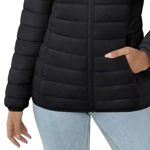 Quilted Lightweight <b>Women</b> Puffer <b>Jacket</b> Custom Winter Warm Insulated Windproof Padded Bubble Coat Outerwear <b>Parka</b> Apparel - Product Image 3