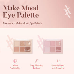 Paleta de Sombras de Ojos TROISTOUCH Make Mood 01 Modern, la Mejor Paleta Coreana de Sombras de Ojos Brillantes y Mate, Aspecto Natural Diario - Product Image 4
