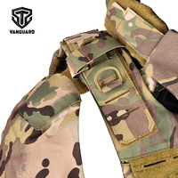 Gilet tactique en nylon Hongkai Vanguard OEM, gilet pare-balles respirant pour hommes avec système de libération rapide