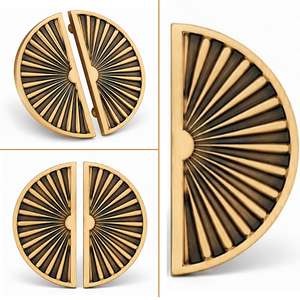 Luxury Durable Eco-Friendly Matt Antique Brass Traditional Venus Double <b>Door</b> <b>Handle</b> Easy Installation for Main Entrance <b>Door</b> - Product Image 3