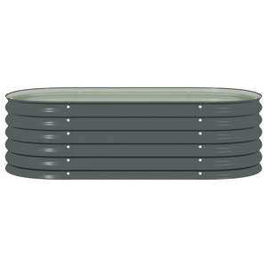 Jardinera Elevada de Acero Galvanizado Gris de 63 x 31.5 x 17.3 Pulgadas, Macetas y Jardineras - Product Image 4