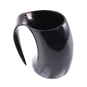 Achat en gros de mugs à boire en corne de buffle véritable faits à la main, style médiéval viking, pour bière - Product Image 1
