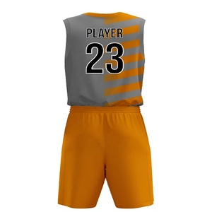 Ensemble de maillot de basket-ball professionnel personnalisé, créez votre propre uniforme de basket-ball, unisexe, taille plus, respirant, 100% polyester - Product Image 6