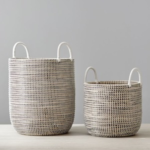 Commercial Grade Seagrass Handmade Eco-Friendly Rustic Round Storage Organizer Basket for Home & Laundry Use-Wholesale Supplier - Product Image 6