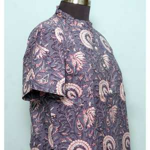 เสื้อคลุมชายหาดผู้หญิงลายดอกไม้สุดน่ารักทันสมัย คอทรงโอ แต่งพู่ แขนครึ่งแขนพองทรงบาน สไตล์ลำลอง เรียบร้อย ซักได้ - Product Image 5