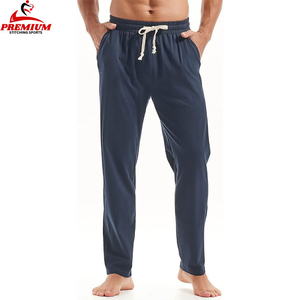 Pantalon de jogging en coton pour hommes grandes tailles, avec cordon de serrage, décontracté, léger, athlétique, pour l'entraînement sportif, vente en gros OEM - Product Image 6