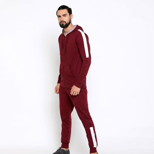 ชุดวอร์มลำลอง INTRAX WORLD สำหรับผู้ชาย ผ้า Tech Fleece ระบายอากาศได้ดี พร้อมผ้าฟลีซสีดำสำหรับฤดูหนาว ผลิตในประเทศปากีสถาน - Product Image 4