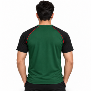 Durable Men <b>T</b> <b>Shirt</b> With Reinforced Shoulder Seams Comfortable Neckline And Quality <b>Stitching</b> For Regular Wear - Product Image 3