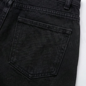 Custom Embroidered <b>Patches</b> Logo Raw Hem Cut Edge Denim <b>Shorts</b> Distressed Streetwear <b>Mens</b> Womens Fashion Clothes _1 - Product Image 5