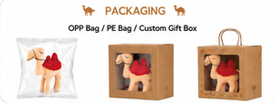 Peluche de Camello Suave, Adorable Peluche de Camello de Velboa, Juguete de Peluche con Temática del Desierto, Regalo Personalizado OEM al por Mayor - Product Image 2