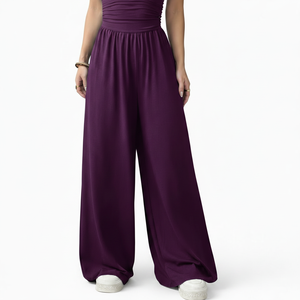 Combinaison décontractée pour femme à bretelles fines, coupe droite, sans manches, longueur intégrale, en polyester et élasthanne, idéale pour le sport - Product Image 5