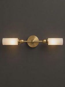 Lámpara de Pared Doble de Alabastro, Estilo Art Deco, para Baño, con 2 Luces, para Interior/Exterior, Ideal para Diwali - Product Image 3