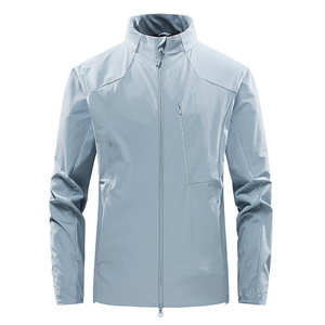 Unisex <b>Reflective</b> Breathable Windproof Lightweight 100% Polyester Cycling <b>Jacket</b> for <b>Running</b> - Product Image 4