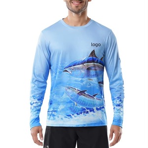 Camiseta de Pesca de Manga Larga de Alta Calidad con Protección Solar UPF50, Secado Rápido, Anti-UV, Rendimiento en Pesca - Product Image 1