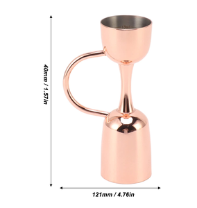Jigger Medidor de Vino de Cobre de la Mejor Calidad, con Logotipo Personalizable, Herramientas de Barman al Precio Más Bajo - Product Image 2