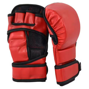 Premium Quality Leather Boxing MMA Sparring <b>Gloves</b> for Fitness Training Kickboxing Customizable Unisex Adult MMA Shooter <b>Gloves</b> - Product Image 1