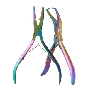 Kit de pinces professionnelles pour extensions de cheveux, pour l'installation et le retrait des micro-anneaux, ensemble d'outils de coiffure pour salon - Product Image 6