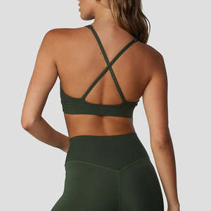 Sujetador Deportivo Nesta Sports de Alta Calidad para Fitness, Gimnasio y Deportes Activos – Sujetador de Yoga Básico Ligero para Mujer con Doble Cordón - Product Image 3