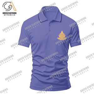 Nouveau design respirant anti-plis pour hommes, chemises 100 % coton, imprimées par transfert thermique, polos de golf tricotés à manches courtes - Product Image 3