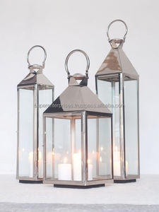 Metal <b>Candle</b> <b>Lanterns</b> With Painted Finishing Home and <b>Garden</b> Decor Indoor Outdoor Design T-light <b>Lanterns</b> Best for Home Decor - Product Image 2