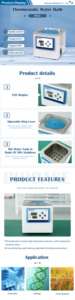BIOBASE Harga Terjangkau BK-S1 Water Bath Laboratorium Peralatan Pemanas Suhu Konstan Digital Presisi Tinggi untuk Laboratorium - Product Image 6