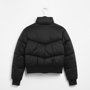 Women's Winter Woven <b>Fleece</b> <b>Jacket</b> Full Sleeve Stylish Quilted Design Lightweight <b>Warm</b> Waterproof Breathable Eco-Friendly - Product Image 2