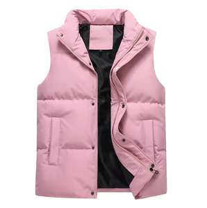 Men’s Outdoor Puffer Vest Jacket Windproof Lightweight Quilted Insulated Sleeveless Winter <b>Coat</b> with Comfortable Layering Design - Product Image 6