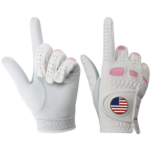Wholesale <b>Pro</b> Golf Gloves Men Genuine Leather Cabretta Non-Slip Strong Grip Lightweight Left Hand Comfort Fit Sports Outdoor - Product Image 1