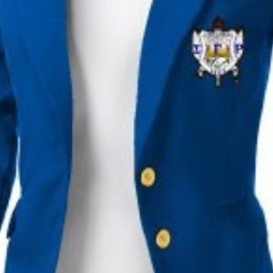 Blazer Sigma Gamma Rho Marrón para Mujer, Chaqueta Elegante de Hermandad Griega, Abrigo Formal a Medida, Ropa Casual de Negocios para Oficina, Personalizable - Product Image 2