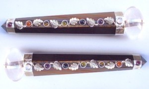 Online Sale of Amethyst Chakra Healing <b>Wands</b> with Merkaba Star Style <b>Love</b> Made of Premium Quartz - Product Image 3