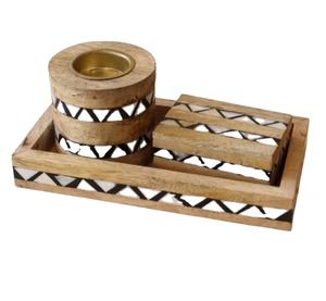 Nouvel arrivage d'encens fait à la main avec vadrouille en bois bakhoor Set pour la maison parfum aromatique décoratif porte-encens de table - Product Image 6