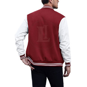 Chaqueta Letterman 100% Algodón, Transpirable, de Alta Calidad, Chaqueta de Invierno para Hombre, Logotipo Frontal Personalizable, Nueva Llegada, Mejor Precio - Product Image 3