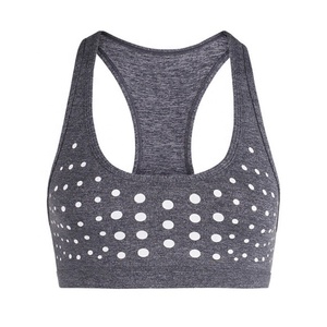 Women's High Sports <b>Bra</b> Breathable Four-Way <b>Stretch</b> Front Logo High Support Running Fitness Casual Yoga <b>Bra</b> - Product Image 2