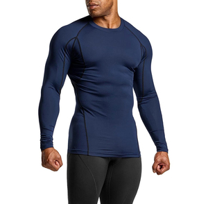 High Performance Rash Guard Custom Sublimation <b>Compression</b> Shirt For Sports Training Factory - Product Image 2