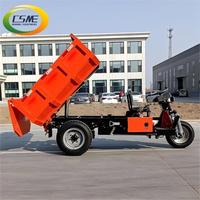 Dumper Elettrico di Alta Qualità con Lunga Durata della Batteria, Capacità 1,5 Tonnellate, Mini Camion Ribaltabile a Tre Ruote con Motore per Miniera, Costruzione, Sabbia e Ghiaia