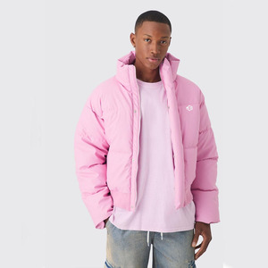 Blouson matelassé oversize chaud d'hiver à capuche, style streetwear unisexe, vente en gros, nouvelle arrivée - Product Image 1