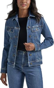 Chaqueta Vaquera de Moda para Mujer, Azul, de Algodón, Casual, con Botones al Frente, Estilo Vintage, Urbana, Elegante, Cómoda, para Uso Diario - Product Image 5
