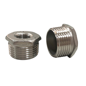 บูชหกเหลี่ยมสแตนเลสแบบกำหนดเองคุณภาพสูง บรรจุภัณฑ์พิเศษ สำหรับงาน OEM/ODM อุปกรณ์ท่อประปา หล่อขึ้นรูปเรียบเนียน - Product Image 3