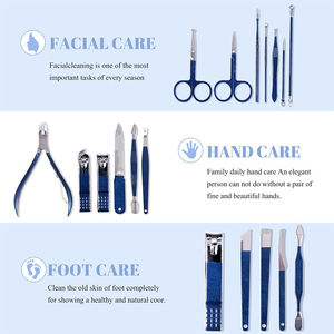 Set de manicura y pedicura de acero inoxidable, kit de cuidado de uñas, herramientas de manicura y pedicura para el hogar y salón. - Product Image 2