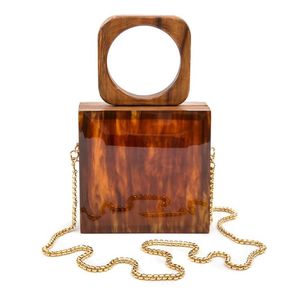 Sculpted <b>Rustic</b> <b>Wooden</b> Evening Clutch With Polish Finished For Wedding Festive Wear Party Boho Luxe Fashion Statement Purse &Bag - Product Image 3