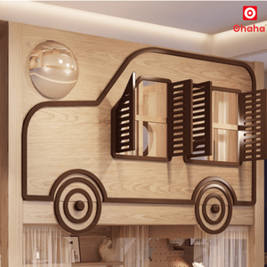 Cama litera inteligente premium Ohaha con diseño de coche para niños - GTTM045 - Product Image 4