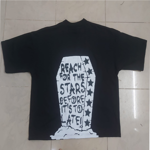 Camiseta Personalizada de Gran Tamaño, Estilo Tie Dye, Algodón Desgastado, Manga Corta, Impresión Serigrafiada, Efecto Descolorido por el Sol, Lavado Ácido, con Logotipo Personalizado - Product Image 5