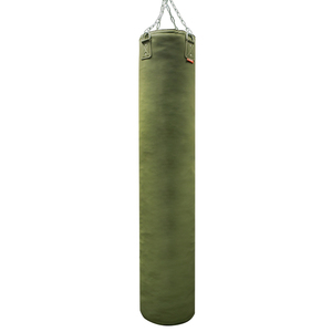 Sacos de Boxeo Profesionales Boerllon de Cuero Genuino de Alta Resistencia, Relleno de Algodón, Ecológicos, Ligeros, con Altura Ajustable - Product Image 1