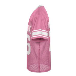 Hoodrix Wears Custom Sublimated Men's Lacrosse Jersey Short Sleeve Porthole <b>Mesh</b> Lightweight Breathable Quick Dry Team Uniform - Product Image 4